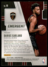 2019-20 Panini Prizm Emergent Prizms Silver #19 Darius Garland