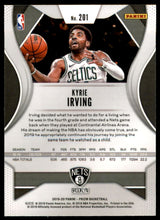 2019-20 Panini Prizm #201 Kyrie Irving