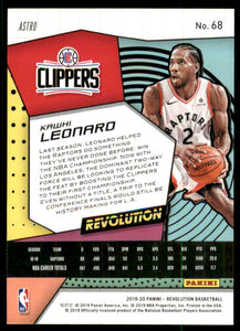 2019-20 Panini Revolution Astro #68 Kawhi Leonard