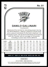2019-20 Hoops #81 Danilo Gallinari