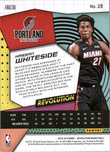 2019-20 Panini Revolution Fractal #28 Hassan Whiteside