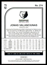 2019-20 Hoops #274 Jonas Valanciunas