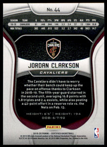 2019-20 Certified #44 Jordan Clarkson