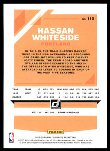 2019-20 Donruss #110 Hassan Whiteside