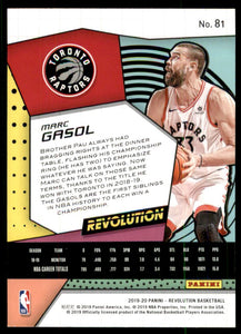 2019-20 Panini Revolution #81 Marc Gasol