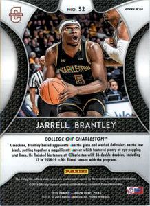 2019-20 Panini Prizm Draft Picks Prizms Silver #52 Jarrell Brantley