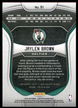 2019-20 Certified Mirror Red #81 Jaylen Brown