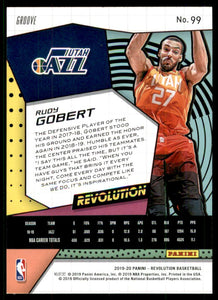 2019-20 Panini Revolution Groove #99 Rudy Gobert