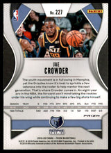 2019-20 Panini Prizm Prizms Green #227 Jae Crowder