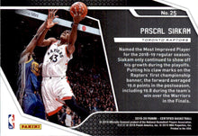 2019-20 Certified Raise the Banner #25 Pascal Siakam