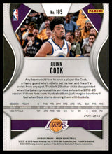 2019-20 Panini Prizm Prizms Orange Ice #105 Quinn Cook