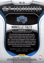 2019-20 Certified Mirror Blue #15 Markelle Fultz