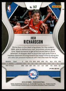 2019-20 Panini Prizm Prizms Green #147 Josh Richardson