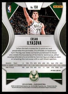 2019-20 Panini Prizm Prizms Green #158 Ersan Ilyasova