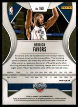 2019-20 Panini Prizm Prizms Orange Ice #169 Derrick Favors