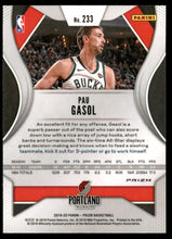 2019-20 Panini Prizm Prizms Green #233 Pau Gasol