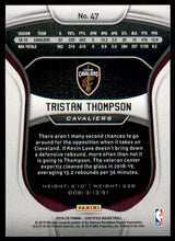 2019-20 Certified #47 Tristan Thompson