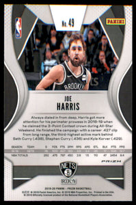 2019-20 Panini Prizm Prizms Hyper #49 Joe Harris