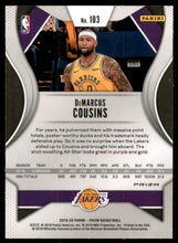 2019-20 Panini Prizm Prizms Ruby Wave #103 DeMarcus Cousins