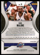 2019-20 Panini Prizm Prizms Ruby Wave #19 Karl Malone