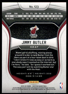 2019-20 Certified #123 Jimmy Butler
