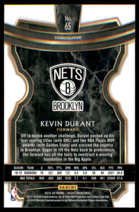 2019-20 Select #65 Kevin Durant