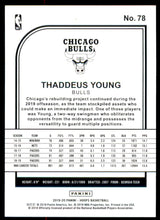 2019-20 Hoops #78 Thaddeus Young