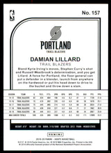 2019-20 Hoops #157 Damian Lillard