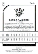 2019-20 Hoops Purple #81 Danilo Gallinari