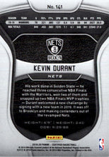 2019-20 Certified Mirror Blue #141 Kevin Durant