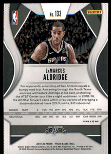 2019-20 Panini Prizm Prizms Green Ice #133 LaMarcus Aldridge