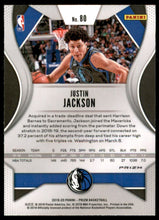 2019-20 Panini Prizm Prizms Hyper #80 Justin Jackson