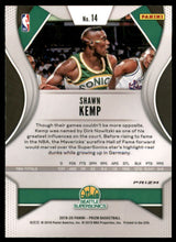 2019-20 Panini Prizm Prizms Green #14 Shawn Kemp