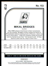 2019-20 Hoops #153 Mikal Bridges