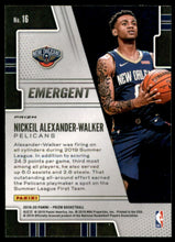 2019-20 Panini Prizm Emergent Prizms Silver #16 Nickeil Alexander-Walker