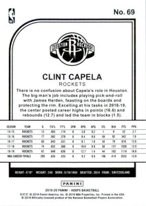 2019-20 Hoops Blue #69 Clint Capela