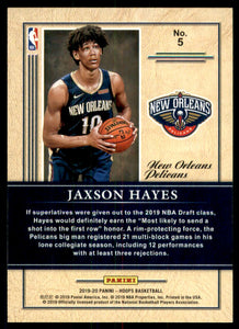 2019-20 Hoops Class of 2019 Holo #5 Jaxson Hayes