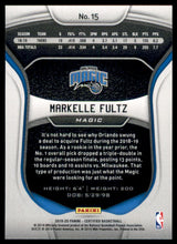 2019-20 Certified #15 Markelle Fultz