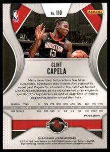 2019-20 Panini Prizm Prizms Pink Ice #110 Clint Capela