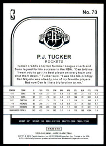 2019-20 Hoops #70 P.J. Tucker