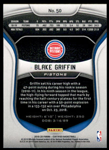 2019-20 Certified #50 Blake Griffin