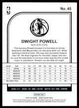 2019-20 Hoops #45 Dwight Powell