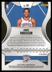 2019-20 Panini Prizm Prizms Green #187 Andre Roberson