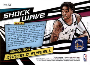 2019-20 Panini Revolution Shock Wave #13 D'Angelo Russell