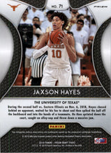 2019-20 Panini Prizm Draft Picks Prizms Orange #71 Jaxson Hayes