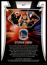 2019-20 Panini Prizm Far Out! #1 Stephen Curry