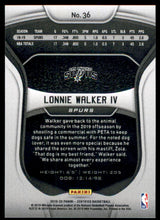 2019-20 Certified Mirror Blue #36 Lonnie Walker IV