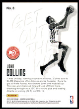 2019-20 Hoops Get Out the Way #8 John Collins
