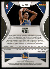 2019-20 Panini Prizm Prizms Red White and Blue #272 Jordan Poole