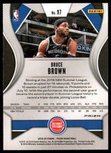 2019-20 Panini Prizm Prizms Ruby Wave #97 Bruce Brown